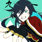 兼さんの刀帳番号91番の日(=9/1)を記念に描いた絵です。たまにはかっこ良く刀を振るう兼さんを描いてみたかった! 兼さん記念絵