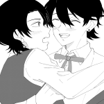 お姫様抱っこする構図に挑戦した奴です!
見かけによらず力持ちな堀川くんに驚きつつもちょっと嬉しい清光、そんな感じです。 堀清イラスト