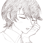 いつも忙しなく働いている堀川くんが少しだけ休憩しようと思ったらそのまま寝ちゃったイメージです。 堀川くん画像