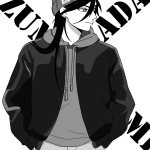 現代服シリーズ第二弾、兼さん!
かっこよくて強い兼さんには、ぜひともMA-1を着てほしくて……アクティブな一日を一緒に過ごしてくれそうで良いですよね!! 兼さんのイラスト