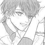 ちょっと髪の毛を細かめに描いてみた堀川くんです!前髪のバランスを整えるのが思ったより難しかったですが、初挑戦にしては納得いく出来になったと思っています。
ポロシャツ&アンダーシャツが好きすぎるのでゲームにもこの衣装バージョン見れるようにして欲しいなぁ…… 堀川くんイラスト