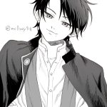 いつもジャケットオフばっかり描いている気がしたので、今回はコートを肩掛けしてもらいました!新鮮な感じで良いですね~
でも清光は主に可愛いって言ってもらうために努力する男なので、こういうイメチェンを定期的に見せてくれそうな気がします!そういうところが好きだぜ! 清光イラスト